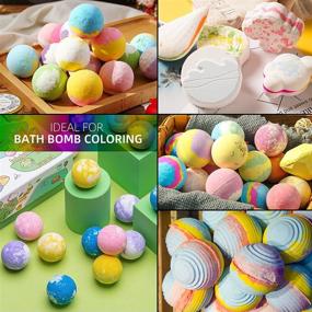 img 1 attached to 🌈 Vibrant Bath Bomb Soap Dye - 20 Colors | Wayin Food Grade Skin Safe Liquid Colorant | Concentrated Neon Soap Coloring for Soap Making DIY Bath Bomb Kit, Bath Salt Crafting, Slime, Clay