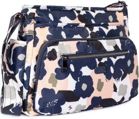 img 3 attached to 🌸 Floral Multi Women's Handbags and Wallets by Lug Shimmy Cross