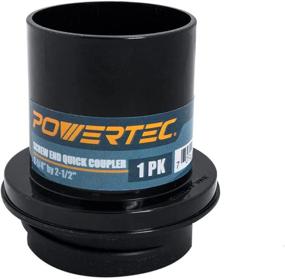 img 4 attached to POWERTEC 70191 Винтовой быстроразъемный фитинг для шланга 2-1/2" - Адаптер с левой резьбой, черный - Эффективное решение для подключения шланга!