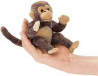 folkmanis mini monkey finger puppet logo