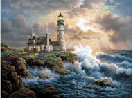 🔆 mobicus 5d diy diamond painting kit: lighthouse- create stunning artwork with numbers (14x18inch/35x45cm) logo