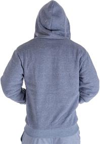 img 1 attached to LeeHanton Hoodies Heavyweight Sweatshirt Pockets