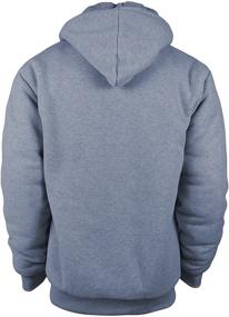 img 3 attached to LeeHanton Hoodies Heavyweight Sweatshirt Pockets