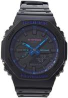 g shock ga2100vb 1a черный, один размер логотип