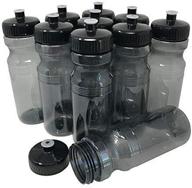 10 pack of csbd clear 24 oz sports water bottles for customized branding - bpa-free food grade plastic ideal for fitness, hiking, cycling, gym workouts – made in usa logo