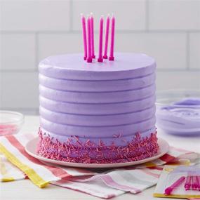 img 3 attached to 🎂 Pink Wilton Birthday Glitter Candles: Sparkling Set of 10 for Magical Celebrations!