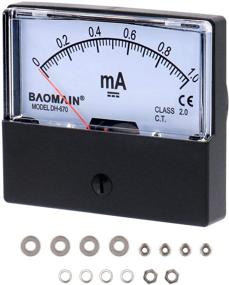 img 3 attached to 🔌 Baomain Ammeter DH-670 0-1mA DC Rectangular Ampere Needle Panel Meter Gauge Amperemeter