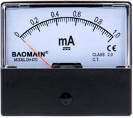 🔌 baomain ammeter dh-670 0-1ma dc rectangular ampere needle panel meter gauge amperemeter логотип
