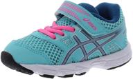 asics kid's contend 5 ts running shoes: superior performance and comfort for young runners logo