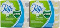 🤧 puffs plus lotion facial tissues with soothing vicks scent - 48 count, pack of 2 logo