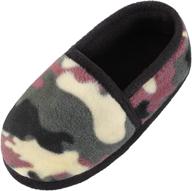 mixin boys slippers: memory foam indoor house shoes for little and big kids and toddlers logo