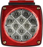 🚦 pilot automotive nv-5083 red light led trailer lamp: clear lens, 7 functions logo
