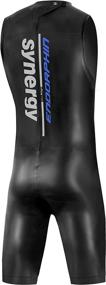 img 3 attached to Synergy Endorphin Sleeveless Quick John: Ideal Men's Triathlon Wetsuit for Open Water Swimming Ironman & USAT Approved