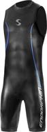 synergy endorphin sleeveless quick john: ideal men's triathlon wetsuit for open water swimming ironman & usat approved logo