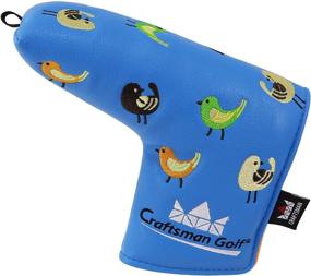 img 1 attached to 🐦 Craftsman Golf Blue Birdie Collection: Driver, Fairway Wood, Hybrid, Mallet & Blade Putter Headcovers