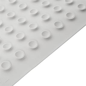 img 2 attached to 🛁 Rubbermaid Commercial Safti-Grip Bath Mat in Large, White - FG704104WHT: Safe, Reliable & Slip-Resistant Solution