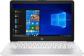 img 2 attached to 🔥 2020 HP Stream 11.6 Inch HD Laptop - Intel Celeron N4000, 4GB RAM, 64GB eMMC, Webcam, Windows 10 S with Office 365 Personal for 1 Year - Google Classroom and Zoom Compatible - Includes Legendary Accessories