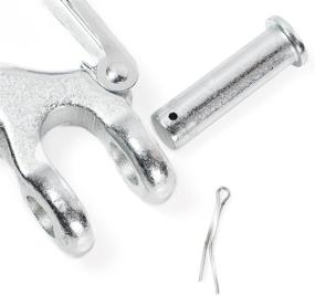 img 1 attached to 🔗 Heavy Duty Grade 70 Forged Steel Towing Winch Hook - 1/2 Inch Clevis Slip Hook with Safety Latch