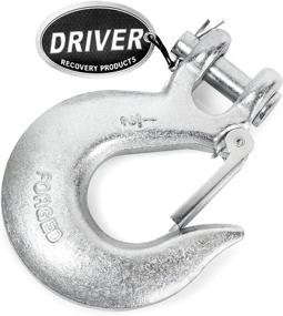 img 4 attached to 🔗 Heavy Duty Grade 70 Forged Steel Towing Winch Hook - 1/2 Inch Clevis Slip Hook with Safety Latch