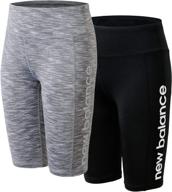 new balance girls active shorts girls' clothing logo