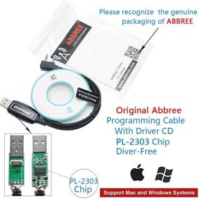 img 3 attached to 🔌 Baofeng USB Programming Cable - PL2303 Compatible with Chirp for Two-Way Ham Portable Radios: UV-5R, BF-F8HP, BF-888S, UV82HP, GT-3, UV-9S, BF-R3 (Black)