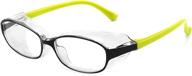 safety glasses goggles protection black yellow logo