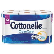 🧻 cottonelle professional ultrasoft bulk toilet paper for business - 48 rolls / case (4 packs of 12) - standard toilet paper rolls logo