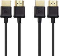 🔌 discover cable matters ultra thin hdmi cable – ultra slim 4k rated with ethernet – 6 feet (2-pack) logo