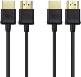 img 4 attached to 🔌 Discover Cable Matters Ultra Thin HDMI Cable – Ultra Slim 4K Rated with Ethernet – 6 Feet (2-Pack)