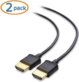 img 3 attached to 🔌 Discover Cable Matters Ultra Thin HDMI Cable – Ultra Slim 4K Rated with Ethernet – 6 Feet (2-Pack)