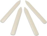 wuaeny premium 4pcs bone folder and scoring tool: ideal paper folding and creasing tool for diy paper crafts, card making, origami, scrapbooking, and leather burnishing bookbinding logo