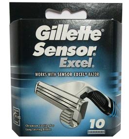 img 3 attached to 20-Pack of Gíllette Sensor Excel Razor Refill Cartridges: High-Quality and Long-lasting Blades