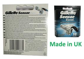 img 1 attached to 20-Pack of Gíllette Sensor Excel Razor Refill Cartridges: High-Quality and Long-lasting Blades