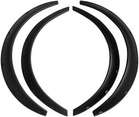 img 1 attached to Yjracing Универсальные арки колесных арок черного цвета