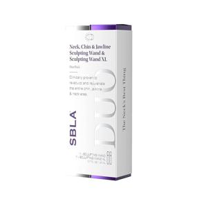 img 4 attached to 💆 SBLA Neck, Chin & Jawline Sculpting Wand + Sculpting Wand XL Duo, Anti-Aging Collagen-Boosting Serum, Instant Firming & Lifting for Skin, Targets & Reduces Fat Cells, 2 x 0.7 Fl Oz / 20mL