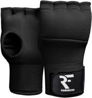 🥊 roc fitness gel elastic padded inner gloves for men and women – 20 inch hand boxing wraps for muay thai mma, martial arts, kickboxing, and combat sports (1 pair) логотип