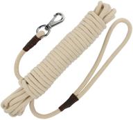 🐾 ultimate control: peppet 16-65 ft extra heavy duty cotton rope dog training leash for large/medium/small dogs - training and walking made easy logo