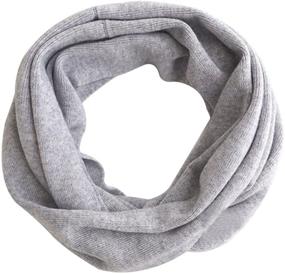 img 2 attached to LerBen Womens Cashmere Solid Infinity Women's Accessories in Scarves & Wraps