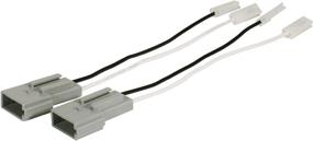 img 1 attached to 🔌 Enhance Audio Connectivity with Scosche Universal Speaker Harness for 1986-Up Ford/Lincoln/Mercury/Mazda