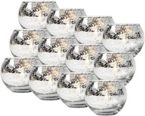 img 3 attached to Tebery Holders Mercury Tealight Weddings