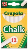 crayola white chalk 12 pack painting, drawing & art supplies logo