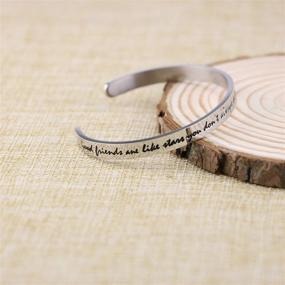 img 3 attached to Браслеты Joycuff Friendship Inspirational Stainless