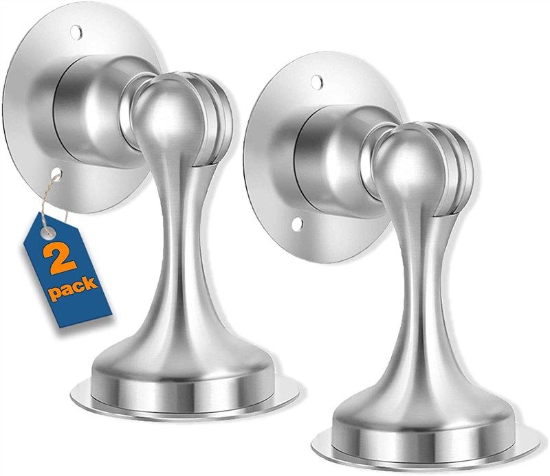 stopper magnetic stainless double sided adhesive 로고