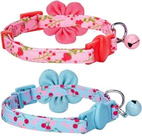 img 1 attached to Enhance Your Cat's Safety and Style with Blueberry Pet All in One Breakaway Cat Collars – Customize Yours Now!