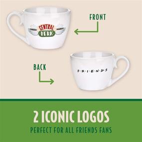 img 2 attached to 🥳 Celebrate Friendship with the Friends Central Perk Cappuccino Mug - Perfectly Sized Ceramic Coffee or Tea Cup, 296 ml