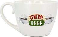 🥳 celebrate friendship with the friends central perk cappuccino mug - perfectly sized ceramic coffee or tea cup, 296 ml logo