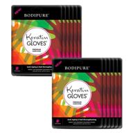 🧤 bodipure premium keratin hand mask – strengthen nails & soften cuticles – hydrating anti-aging gloves for dry hands – natural ingredients – pack of 12 logo