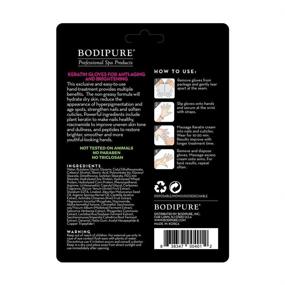 img 1 attached to 🧤 BODIPURE Premium Keratin Hand Mask – Strengthen Nails & Soften Cuticles – Hydrating Anti-Aging Gloves for Dry Hands – Natural Ingredients – Pack of 12