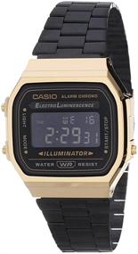 img 4 attached to Часы унисекс Casio A168WEGB 1BVT Gold