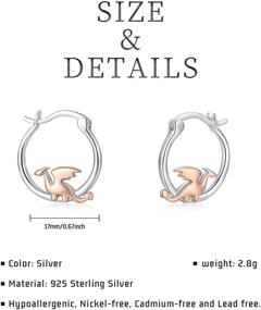 img 3 attached to 👂 Hypoallergenic Sterling Silver Earrings: Sensitivity-Friendly Jewelry for Girls